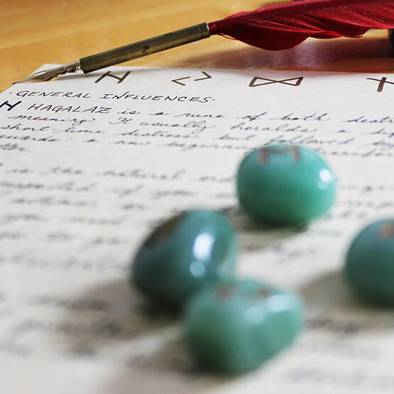 handwritten rune readings